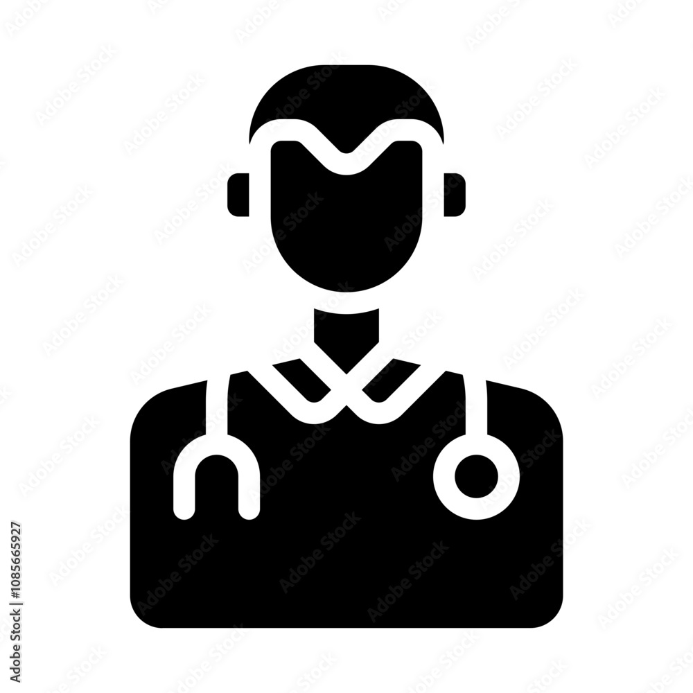 Doctor solid icon Doctor solid icon