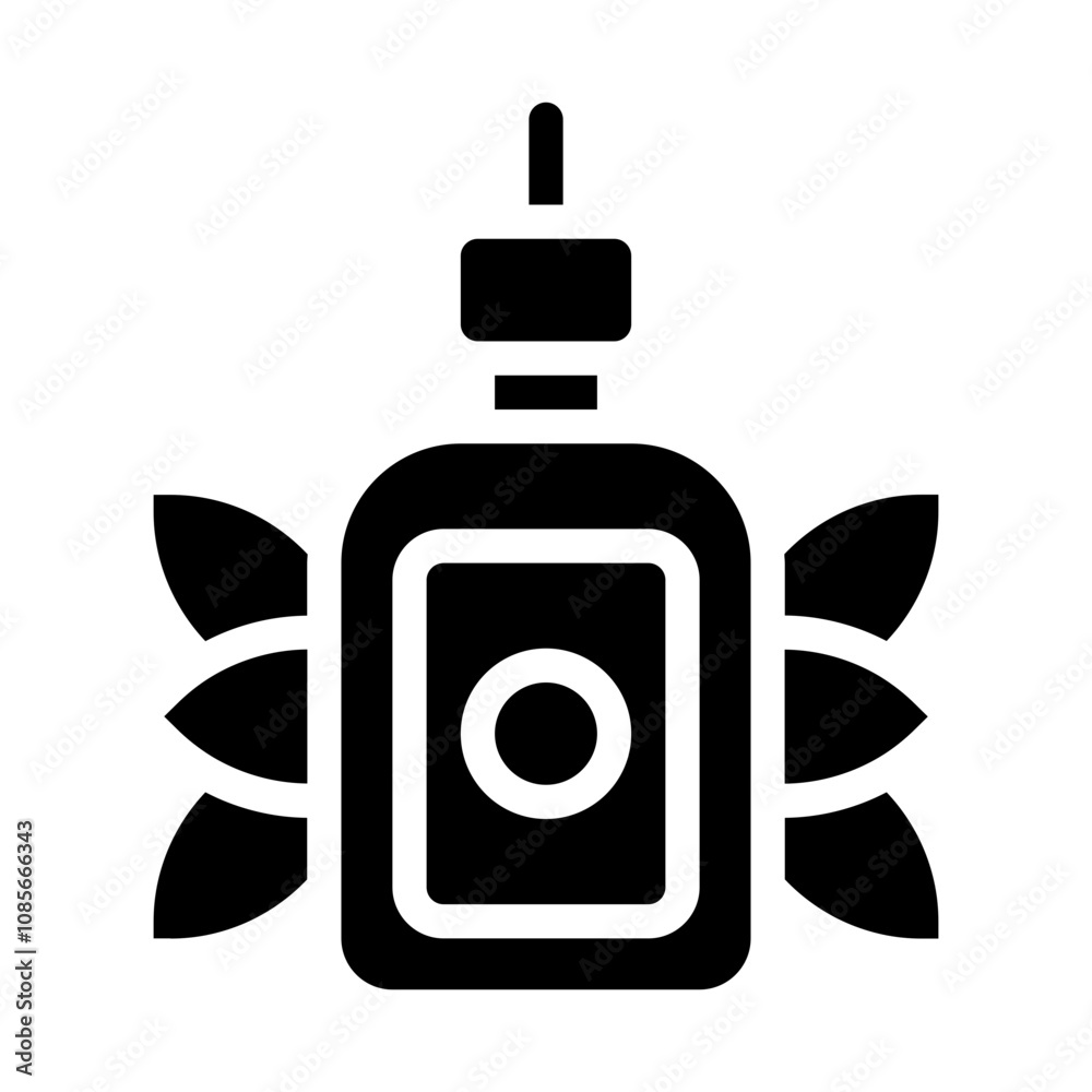 Obraz premium Essential Oil solid icon