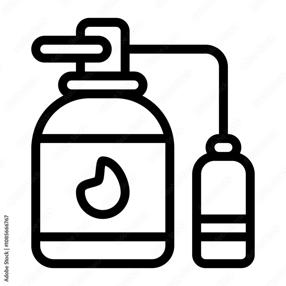 Obraz premium Fire Extinguisher line icon