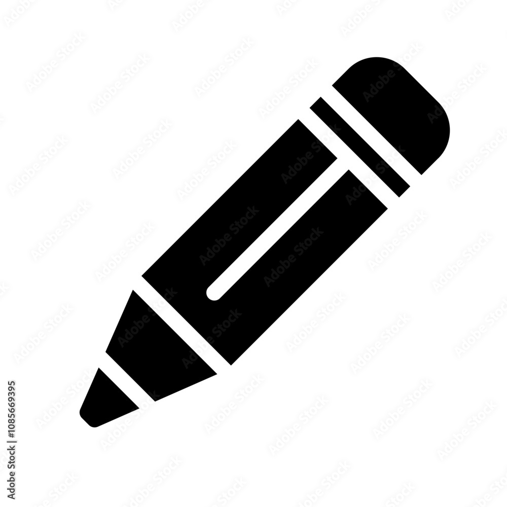 Pencil solid icon Pencil solid icon