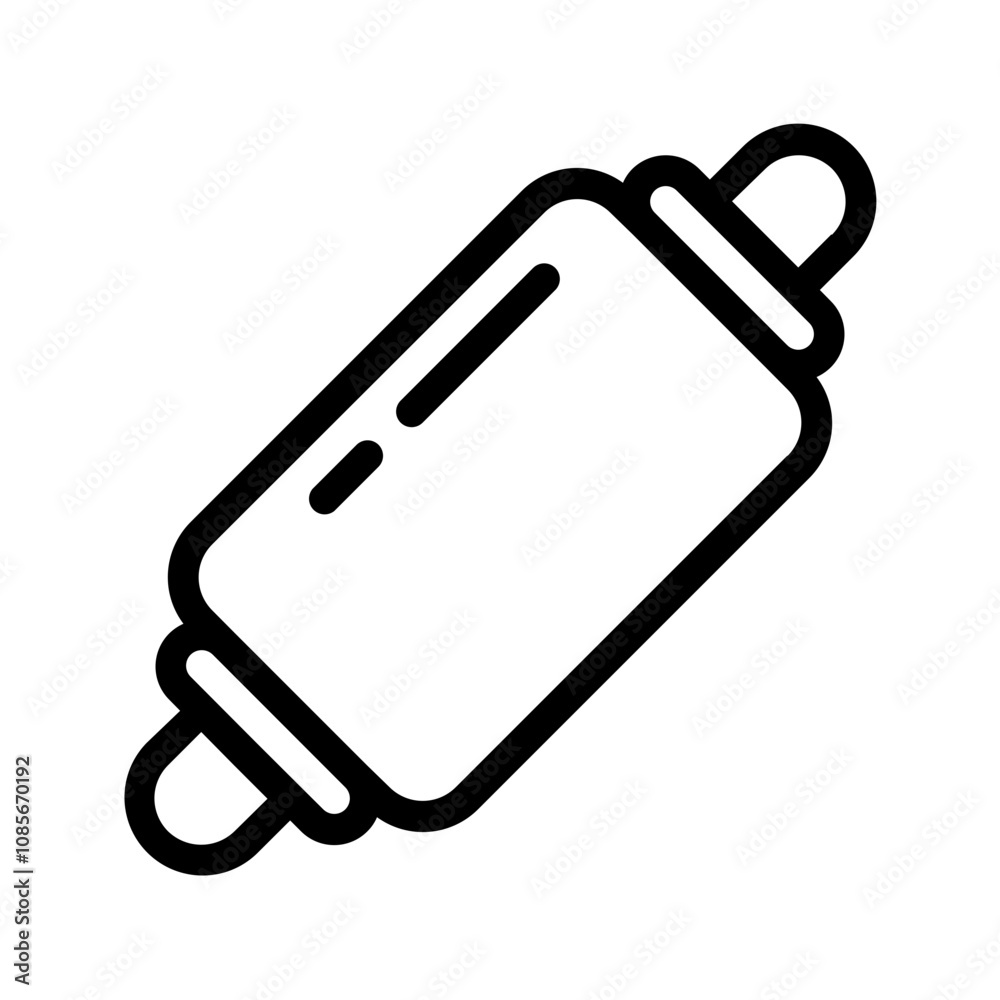 Rolling Pin line icon Rolling Pin line icon