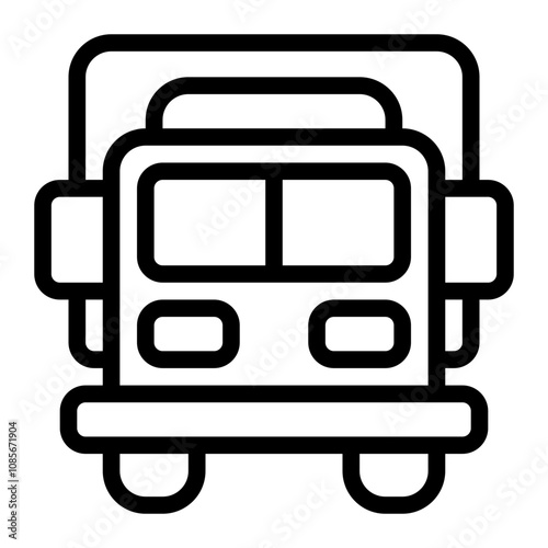 Transport line icon