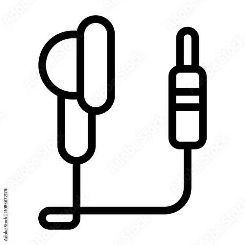 Usb line icon