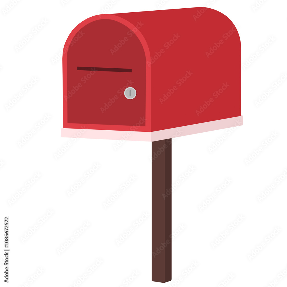 Red mailbox