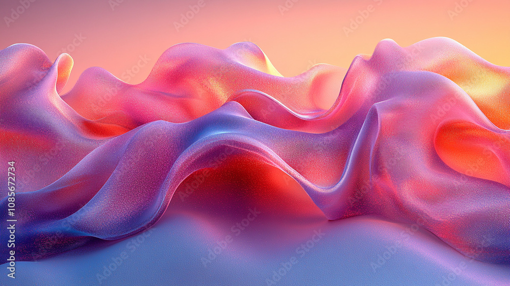 Abstract wavy shapes in pink and blue on a white background create a dynamic and fluid composition evoking energy, motion, and creativity with a modern, minimalist aesthetic
Abstract wavy shapes in pink and blue on a white background create a dynamic and fluid composition evoking energy, motion, and creativity with a modern, minimalist aesthetic