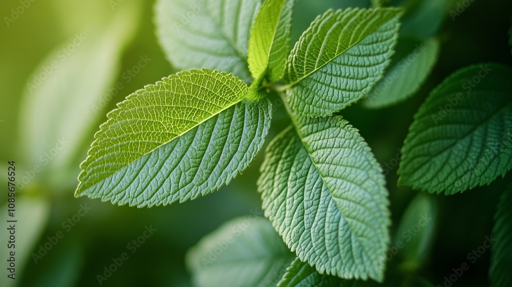 Artistic Close-Up of Green Leaves Capturing Nature Details, Textures, and Vibrancy in a Lush, Natural Environment with Soft Focus Artistic Close-Up of Green Leaves Capturing Nature Details, Textures, and Vibrancy in a Lush, Natural Environment with Soft Focus