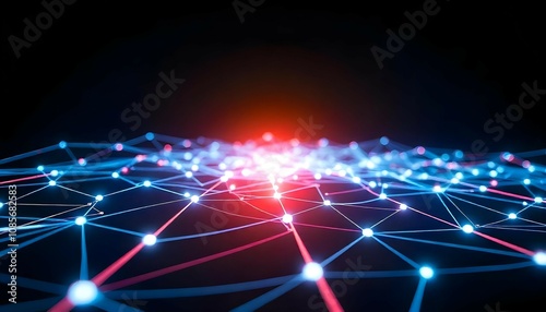 Futuristic digital network connectivity 