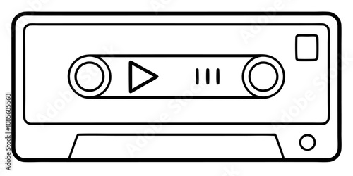 Cassette Tape: Retro Music and Audio Icon