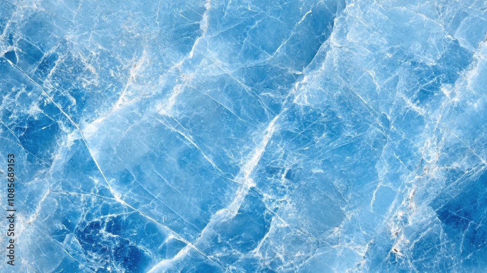 A stunning close-up view of blue crystal texture showcasing beautiful patterns and shades of icy blue hues found in nature A stunning close-up view of blue crystal texture showcasing beautiful patterns and shades of icy blue hues found in nature