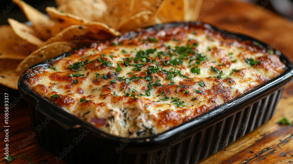 creamy cheesy spinach and artichoke dip served with crispy tortilla chips perfect for parties, gatherings, or a cozy snack to share with friends and family creamy cheesy spinach and artichoke dip served with crispy tortilla chips perfect for parties, gatherings, or a cozy snack to share with friends and family