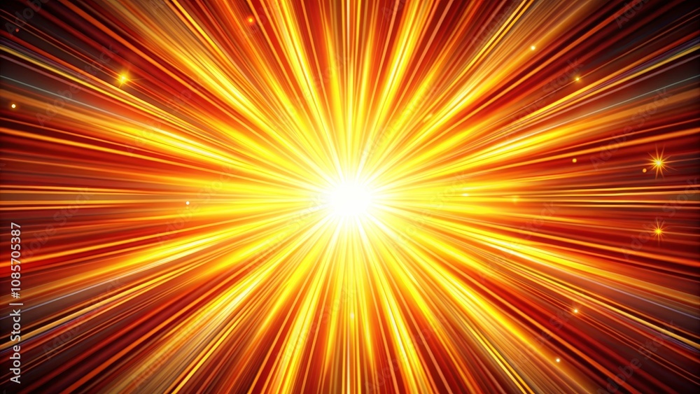 Abstract Radiating Light Burst with Glowing Lines and Stars, background, abstract, light Abstract Radiating Light Burst with Glowing Lines and Stars, background, abstract, light