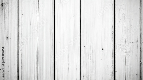 Textured White Wooden Planks Background with Natural Grain Patterns Ideal for Rustic Design and Minimalistic Aesthetic in Various Creative Projects