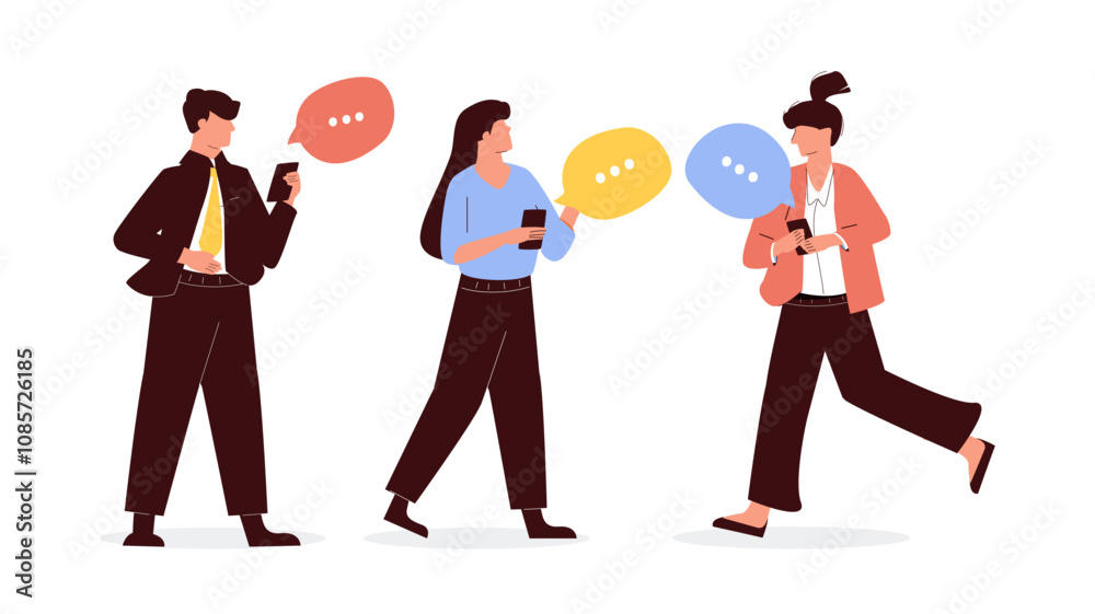 Crowd of young men and women holding smartphones and texting, talking, listening to music, taking selfie. Group of male Crowd of young men and women holding smartphones and texting, talking, listening to music, taking selfie. Group of male