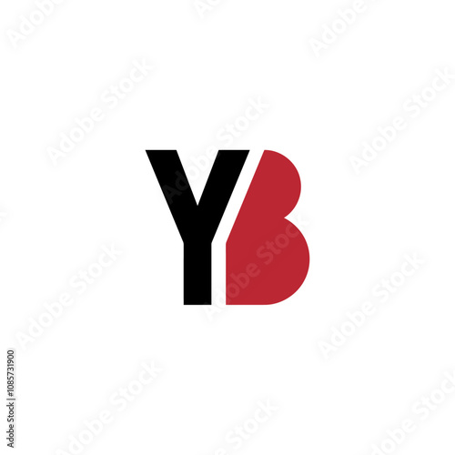 yb logo design  photo