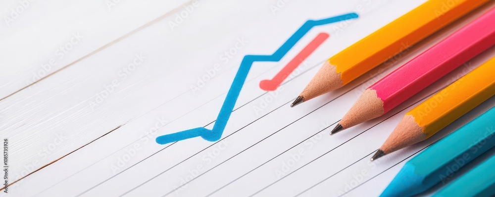 spreadsheet and research concept. Spreadsheet with patient lab results over time, visualized with trend lines to monitor progress, Spreadsheet with patient lab result trends, Clear and time-focused