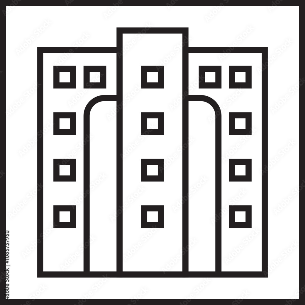 Modern Architecture Icon Design Modern Architecture Icon Design