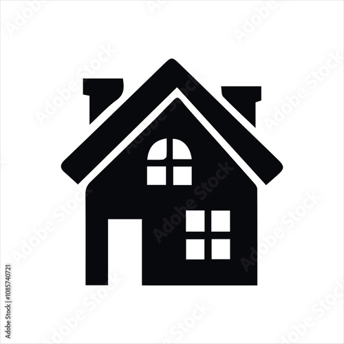 home icon for apps and websites. Collection home icons. House symbol.