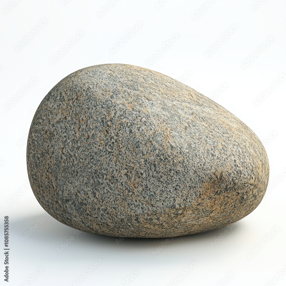 Smooth River Stone with Natural Texture and Unique Patterns for Decorative or Landscaping Use in Various Design Projects Smooth River Stone with Natural Texture and Unique Patterns for Decorative or Landscaping Use in Various Design Projects