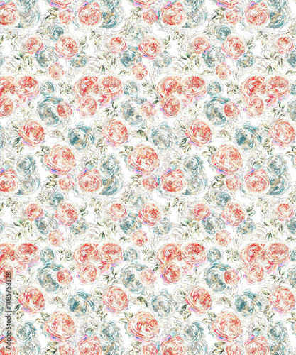 Seamless Pattern Illustrations for Designing in Unique and vibrant digital textile designs, crafted to bring elegance and sophistication to any fabric. Perfect for fashion, home decor
