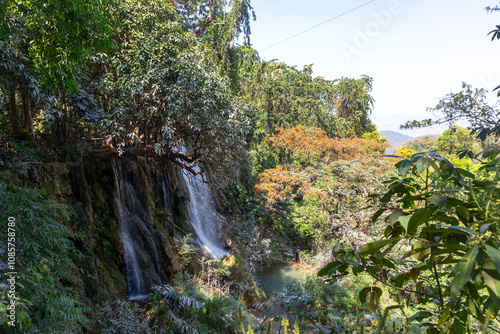 Tat Kuang Si waterfall. Luang Prabang, Laos. photo