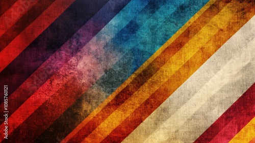 Wallpaper Mural Abstract Background with Colorful Stripes in Warm and Cool Tones Displaying a Textured and Grunge Style for Creative Visual Projects and Designs Torontodigital.ca
