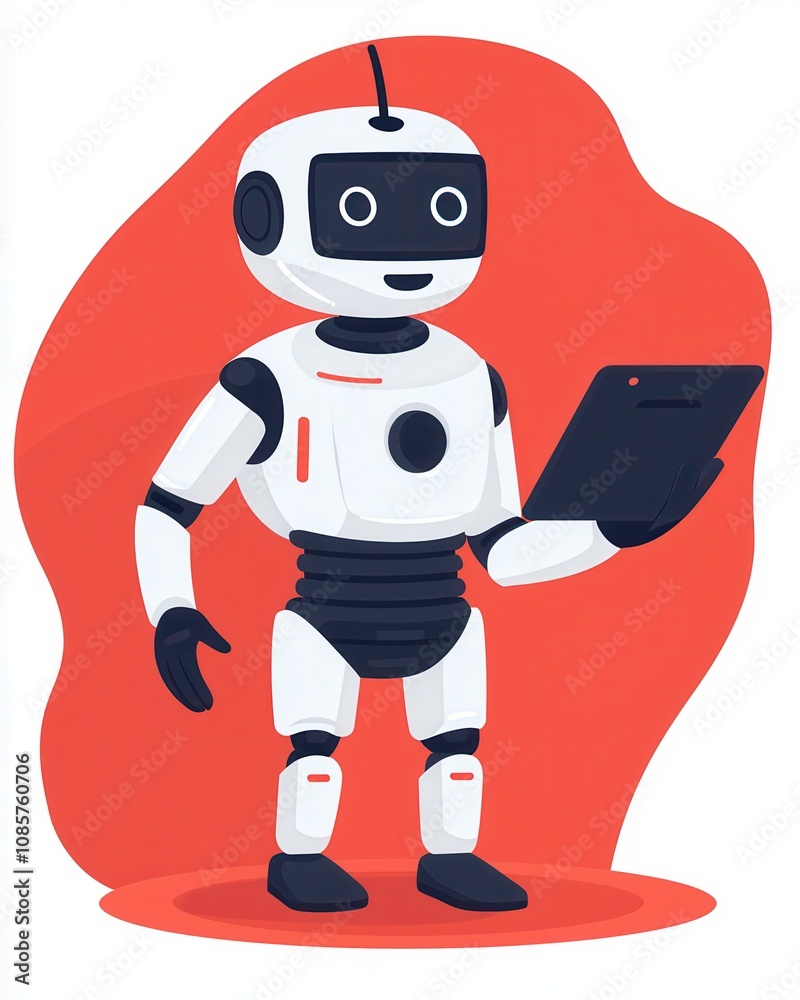 Innovative robot enhancing human resource management in future workspaces digital environment concept Innovative robot enhancing human resource management in future workspaces digital environment concept