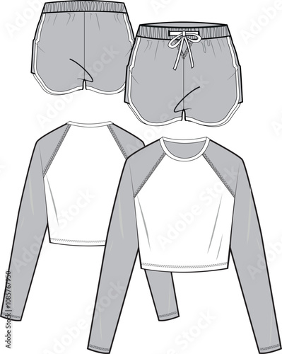 Pyjama shorts and top