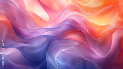 vibrant abstract design featuring smooth wavy gradients in vivid colors, creating a dynamic and energetic feel. Perfect for themes of creativity, modernity, and fluidity in digital art