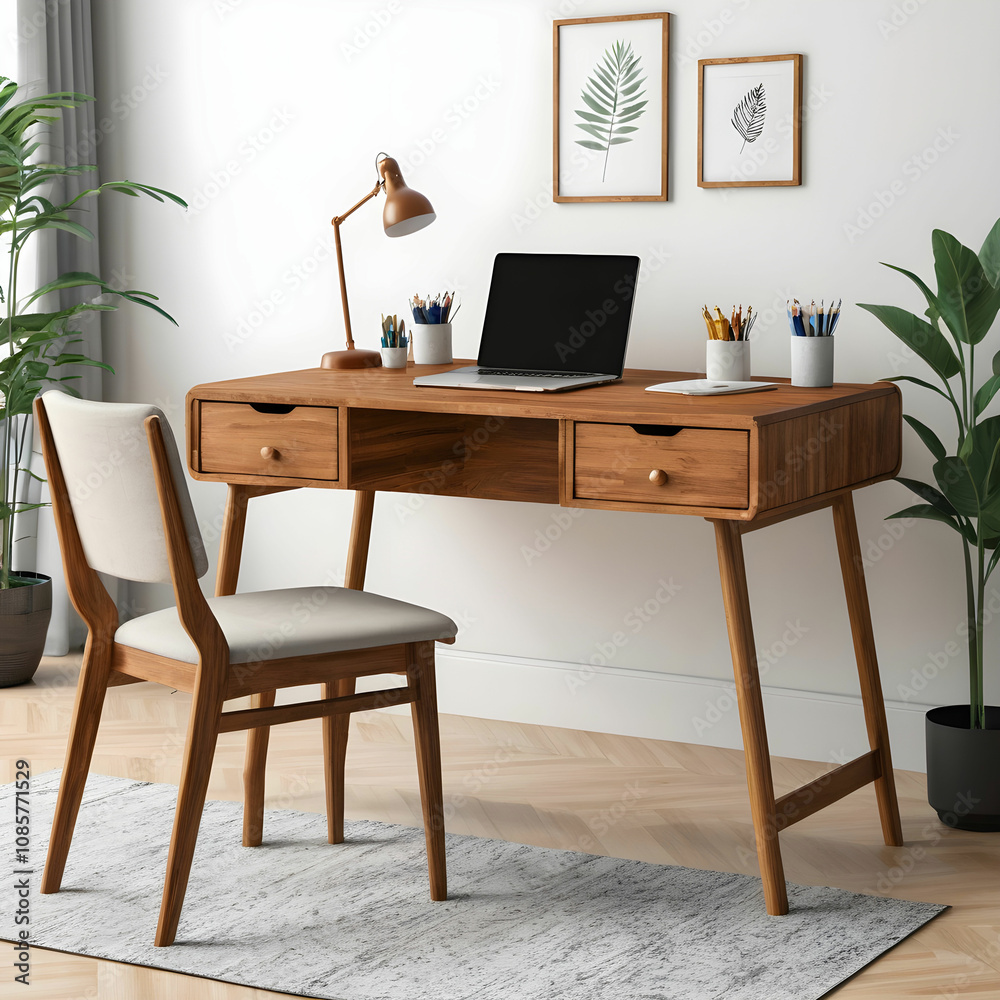 Transparent Image of Wooden Study Table Transparent Image of Wooden Study Table