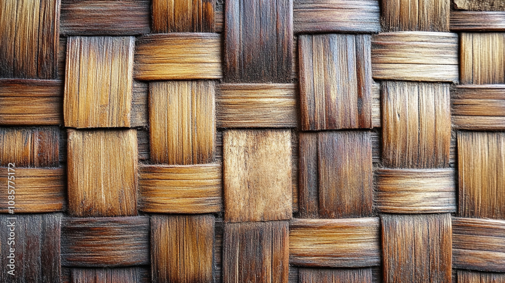 woven wood wall showcasing intricate patterns symbolizing order in chaos. The interlocking designs highlight balance, craftsmanship, and the interplay between nature and human ingenuity woven wood wall showcasing intricate patterns symbolizing order in chaos. The interlocking designs highlight balance, craftsmanship, and the interplay between nature and human ingenuity