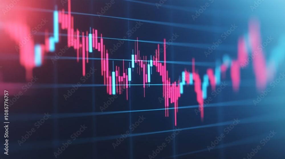 A futuristic hologram projecting financial volatility trends. A futuristic hologram projecting financial volatility trends.