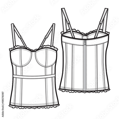 Bustier top