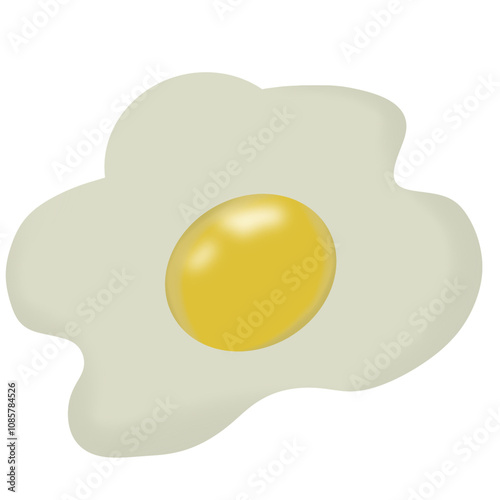 fried egg illustration