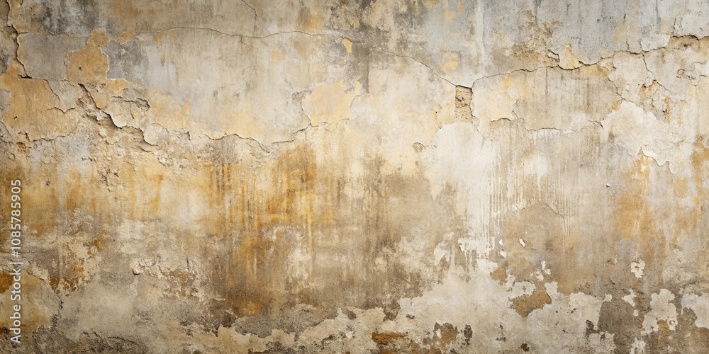 Aged Plaster Wall Texture A Weathered, Distressed Surface with Cracks and Flaking Paint Aged Plaster Wall Texture A Weathered, Distressed Surface with Cracks and Flaking Paint