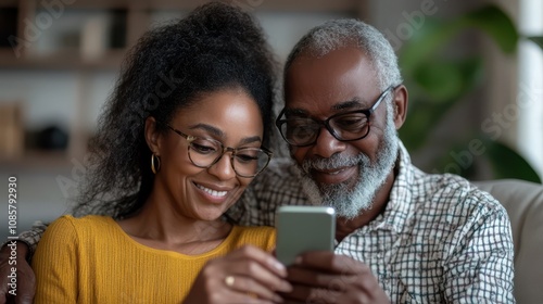 A senior learning to use online banking, carefully navigating the app with the assistance of a friendly bank representative. photo