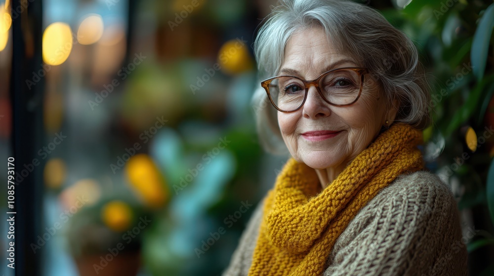 A senior setting privacy settings on social media, carefully choosing what information to share and with whom, ensuring their online presence is secure. A senior setting privacy settings on social media, carefully choosing what information to share and with whom, ensuring their online presence is secure.