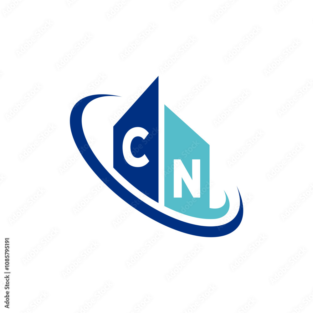 The modern logo design features a stylized two-letter initial in shades of blue, surrounded by circular elements to convey fluidity and professionalism The modern logo design features a stylized two-letter initial in shades of blue, surrounded by circular elements to convey fluidity and professionalism