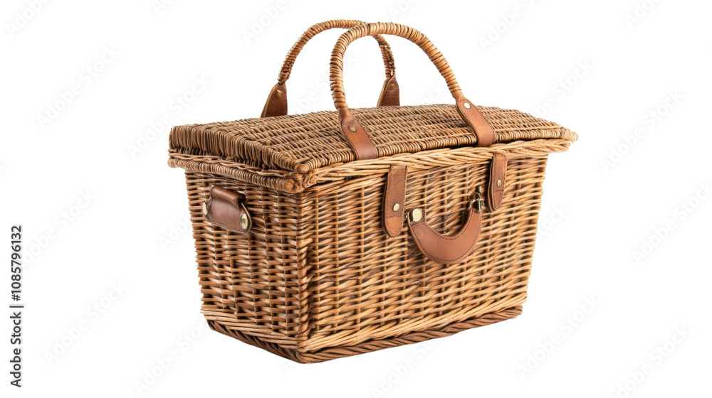 Picnic basket transparent background