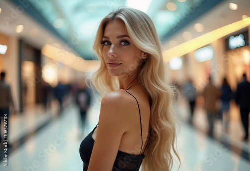 In a bustling shopping center, a blonde busty beautiful young woman stands confidently, wearing a sexy outfit. She turns around and gives you a look. The large mall attracts shoppers. Generative AI Free Download In a bustling shopping center, a blonde busty beautiful young woman stands confidently, wearing a sexy outfit. She turns around and gives you a look. The large mall attracts shoppers. Generative AI - GFXLoad