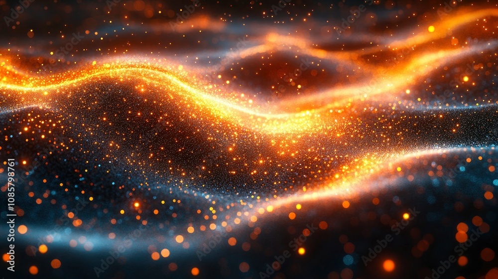 Abstract visualization of quantum entanglement Abstract visualization of quantum entanglement