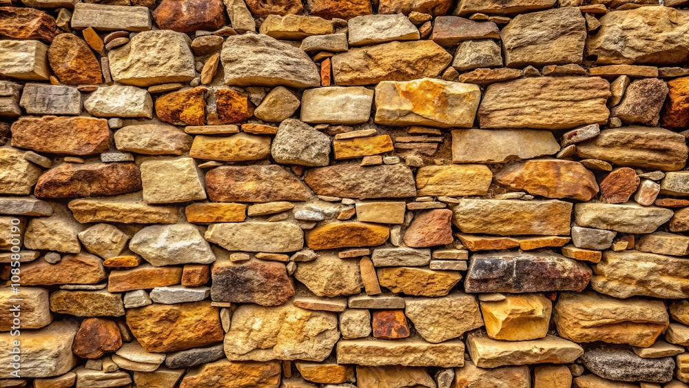 Stone Wall Texture Closeup of a Rough Stone Wall, Composition Horizontal, Image Details Rustic, natural, brown, yellow, grey Stone Wall Texture Closeup of a Rough Stone Wall, Composition Horizontal, Image Details Rustic, natural, brown, yellow, grey