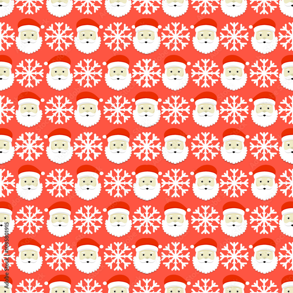 Obraz premium Seamless pattern with Christmas.