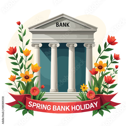 greek column on a white background illustration