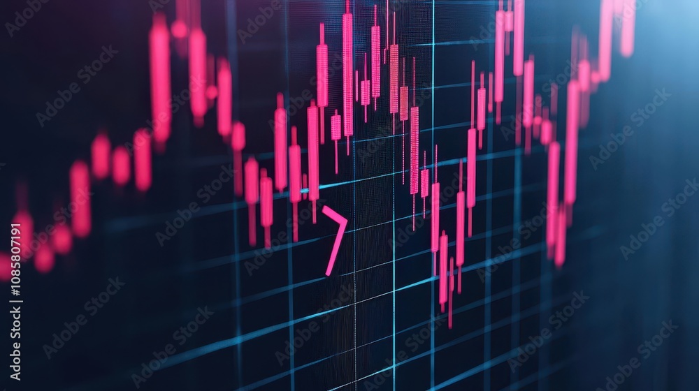 Exchange platform vulnerabilities, glowing cracks in digital charts, financial warning, 3D illustration Exchange platform vulnerabilities, glowing cracks in digital charts, financial warning, 3D illustration