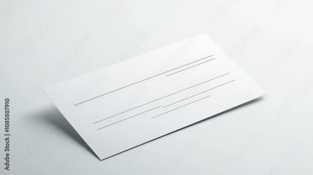 Airline Boarding Pass on a Soft White Background Airline Boarding Pass on a Soft White Background