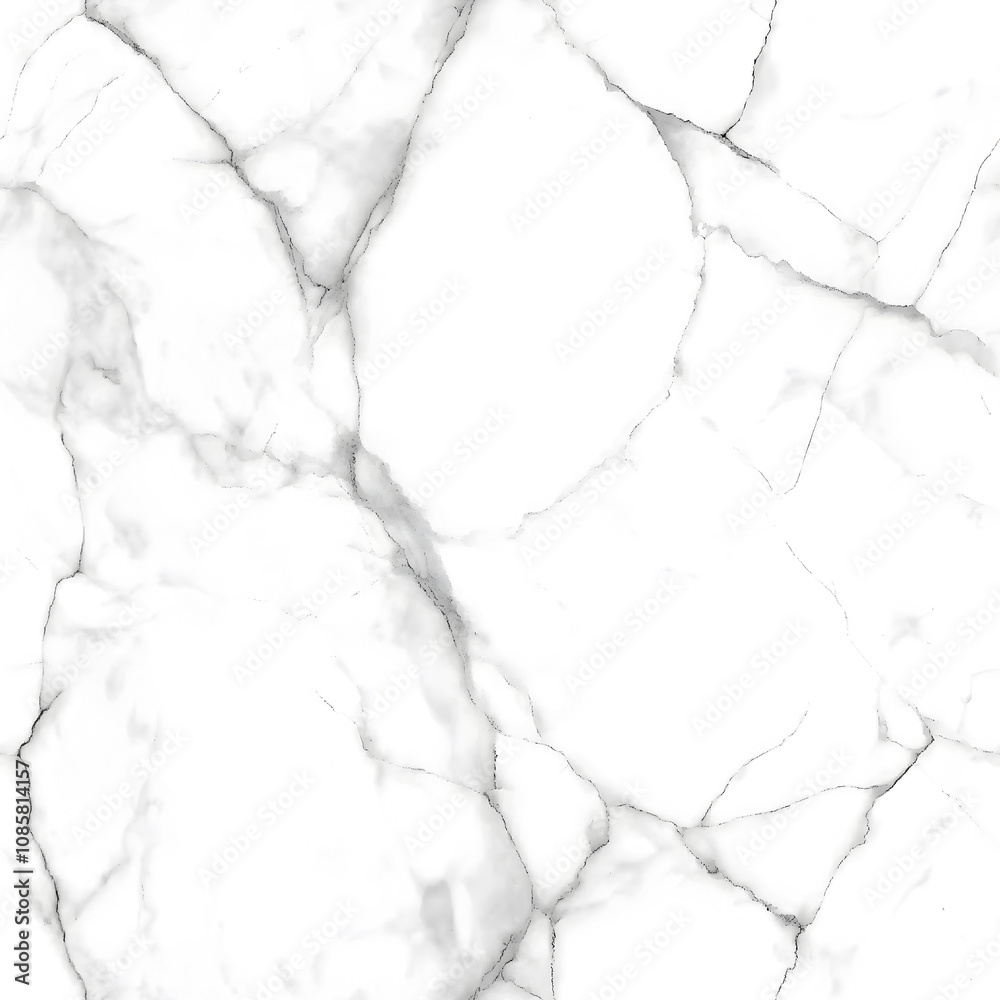 Obraz premium Statuario White marble pattern with natural and beautiful texture, luxurious, seamless image, suitable for printing tiles or making wallpaper.