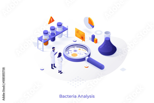 Isometric Conceptual Business Illustrations. Vector