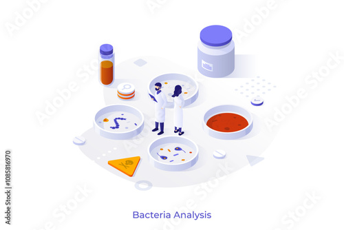 Isometric Conceptual Business Illustrations. Vector