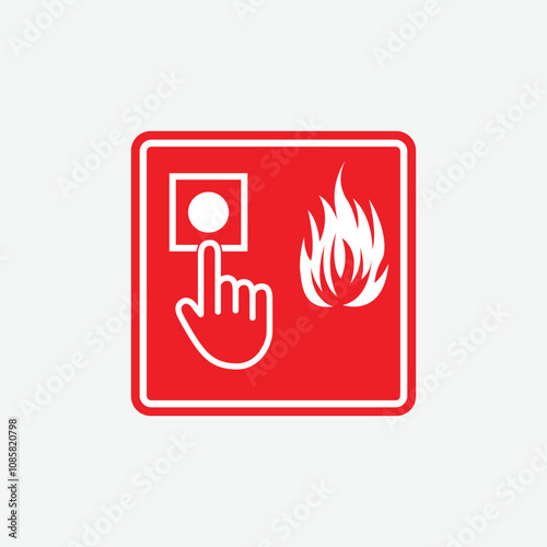 Activate fire alarm trigger system which icons