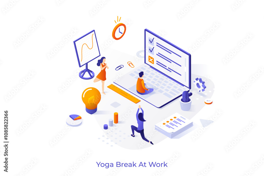 Isometric Conceptual Business Illustrations. Vector Isometric Conceptual Business Illustrations. Vector